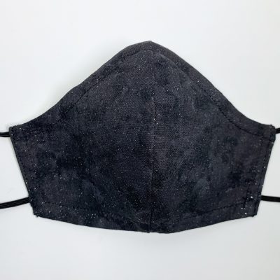 Black Glitter Mask