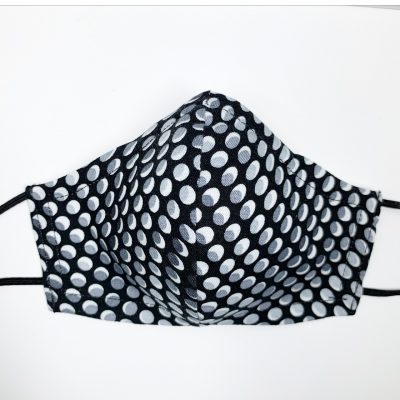 Black/Grey & White Dots Mask