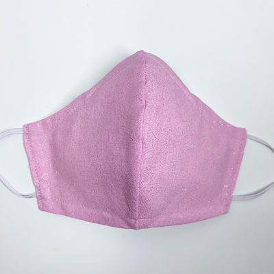 Pink Glitter Mask