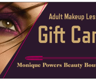 Gift Card for Adult Makeup Lesson