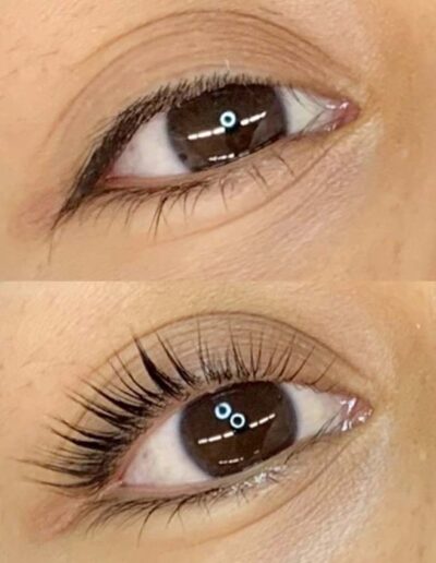 Lash Lift Before and After | Monique Powers Beauty Boutique